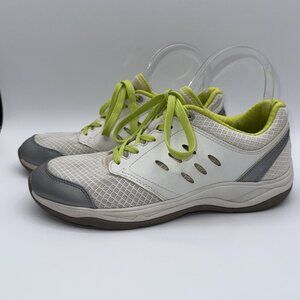 Vionic Venture Running Walking Comfort Tennis Shoes Women's Sz 7.5 White Yellow